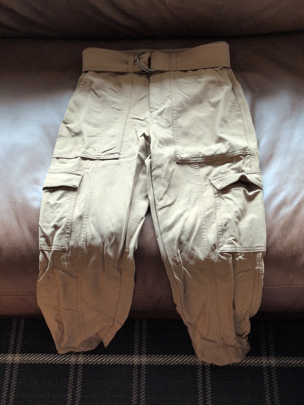 Banana Republic Cargo Pants & Black Sweater